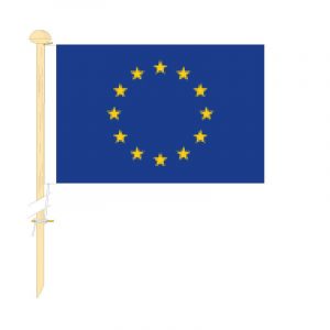Tafelvlag Europa afm. 10x15cm