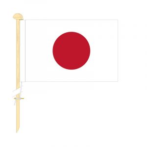 Tafelvlag Japan afm. 10x15cm
