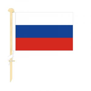 Tafelvlag Rusland Federatie afm. 10x15cm