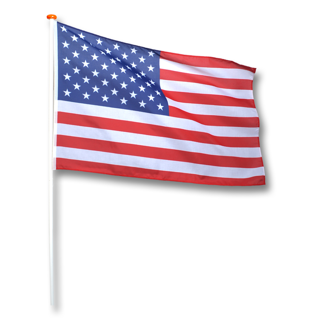 Ambtenaren Omgekeerd Langwerpig Vlag Amerika (USA) - Bos Vlaggen