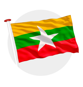 Vlag Myanmar / Birma