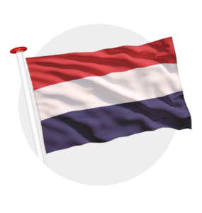 vlag Nederland Donker Blauw