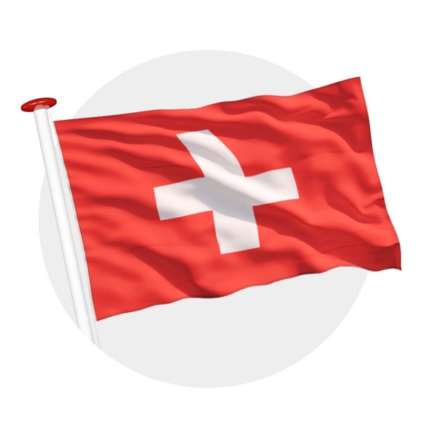 vlag Zwitserland