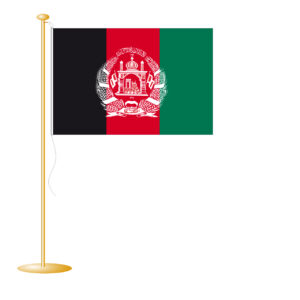 Tafelvlag Afganistan afm. 10x15cm