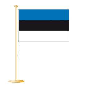 Tafelvlag Estland afm. 10x15cm