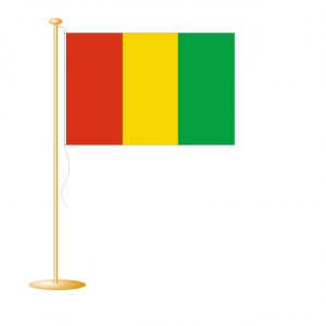 Tafelvlag Guinea Equatorial afm. 10x15cm