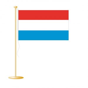 Tafelvlag Luxemburg afm. 10x15cm