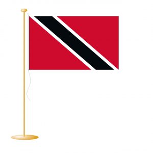 Tafelvlag Trinidad afm. 10x15cm