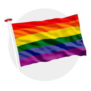 Regenboog LGBT pride vlag