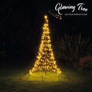 Glowing Tree Nights 3 meter kerstverlichting 480 LED incl. mast