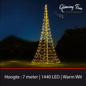 Glowing Tree 7 meter kerstverlichting