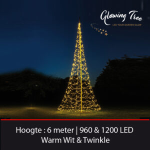 Glowing Tree 6 meter kerstverlichting