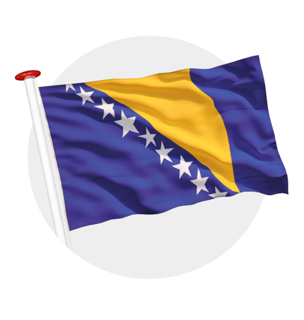 Vlag Bosnie-Herzegovina