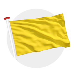 Effen vlag geel