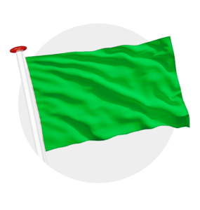 Effen vlag groen